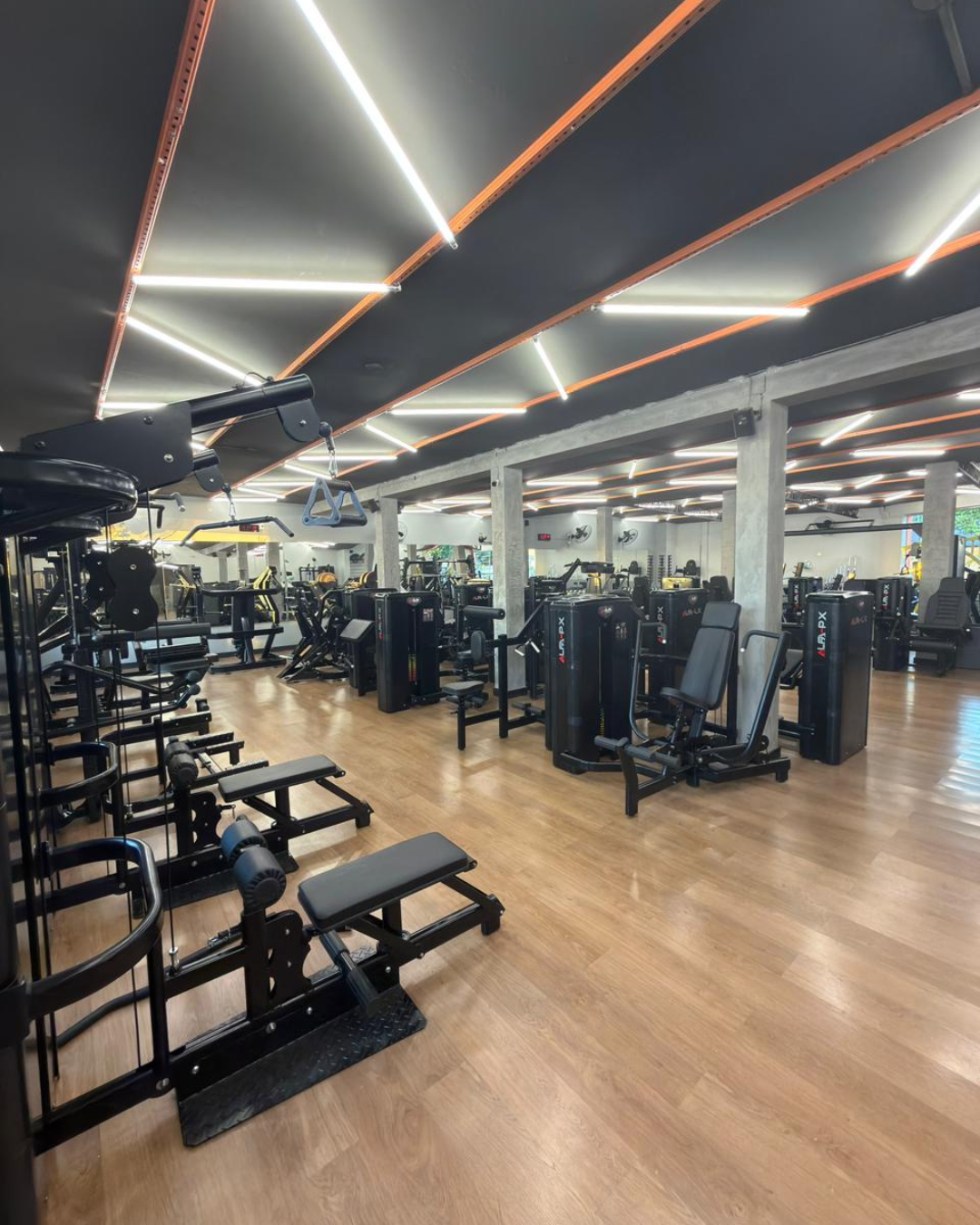 imagem interior da academia no Campos Elíseos