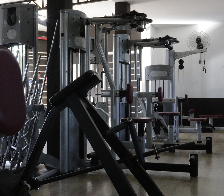 imagem interior da academia no Campos Elíseos